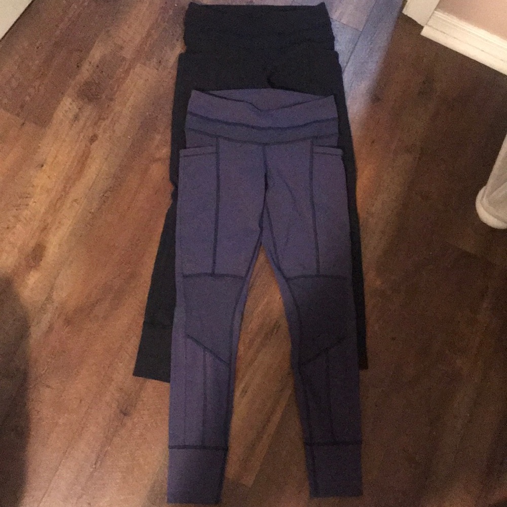 2 pairs of salutation style lululemon!
